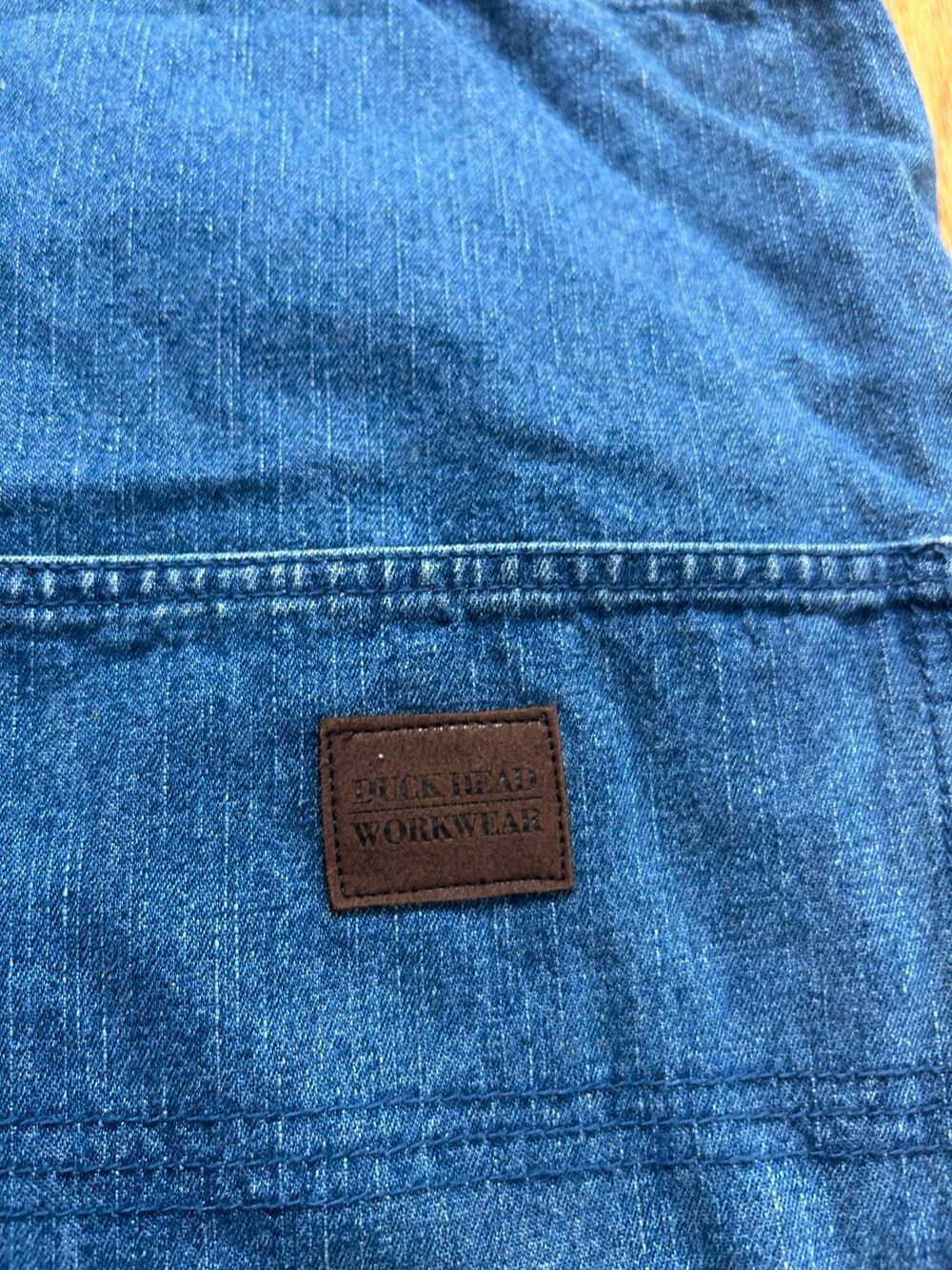 Vintage Duck Head Men’s Denim Overalls XL Blue - Picture 6 of 12